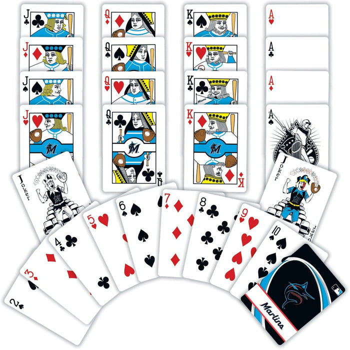 Miami Marlins Playing Cards - 54 Card Deck - for just $4.99! 