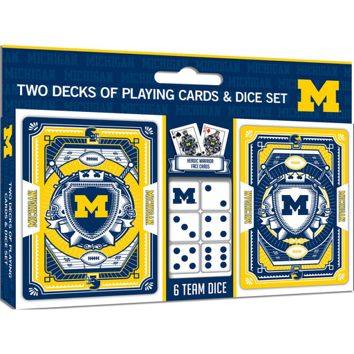 Michigan Wolverines - 2-Pack Playing Cards & Dice Set - for just $19.99! 