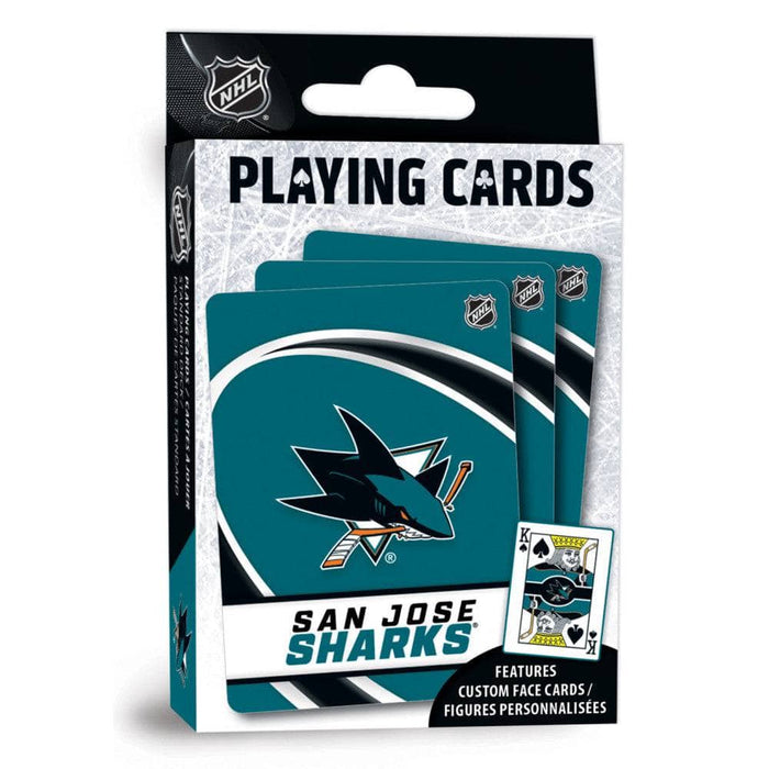 San Jose Sharks Playing Cards - 54 Card Deck - for just $7.99! 