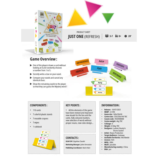 Just One (Refresh) - for just $24.99! 