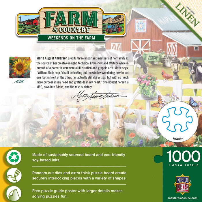 Farm & Country - Weekends On the Farm 1000 Piece Jigsaw Puzzle - for just $16.99! 