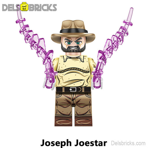 Joseph Joestar Jojo's Bizarre Adventure Anime Lego Minifigures custom toys - Premium Minifigures - Just $4.99! Shop now at Retro Gaming of Denver