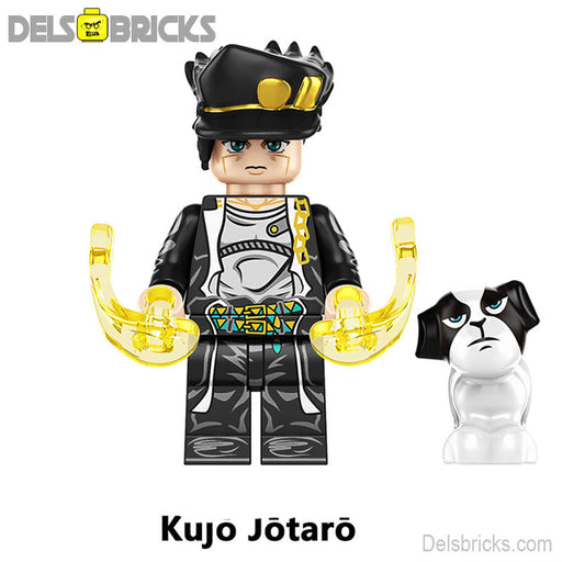 Kujo Jotaro Jojo's Bizarre Adventure Anime Lego Minifigures Custom Toys (Lego-Compatible Minifigures) - Premium Minifigures - Just $4.99! Shop now at Retro Gaming of Denver