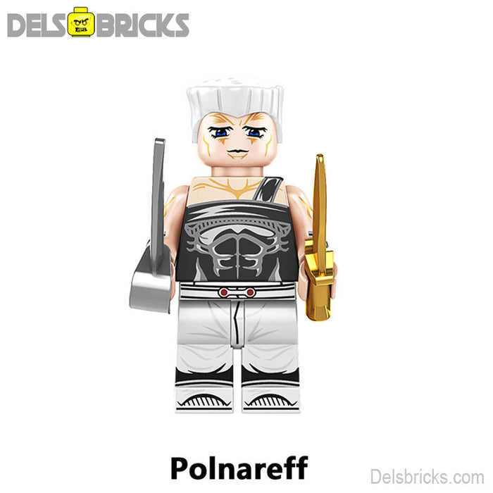 Polnareff Jojo's Bizarre Adventure Anime Lego-Compatible Minifigures - Just $4.99! Shop now at Retro Gaming of Denver