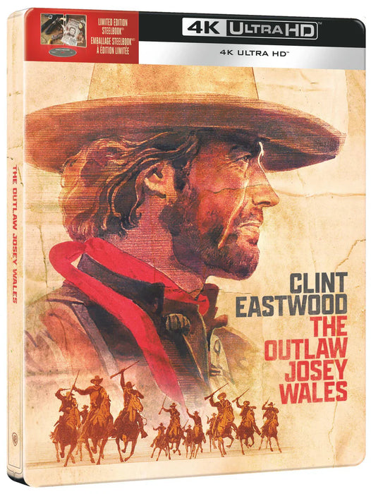 The Outlaw Josey Wales - Limited Edition Steelbook (4K Ultra HD) - for just $28.99! 