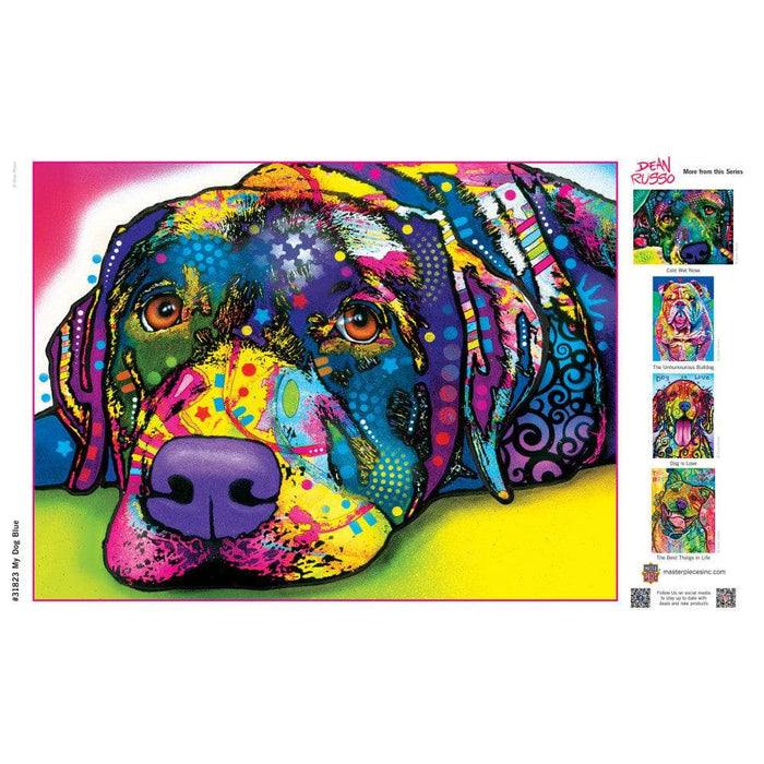 Dean Russo - My Dog Blue 300 Piece EZ Grip Jigsaw Puzzle - for just $14.99! 
