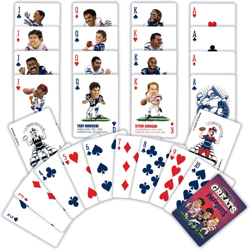 New England Patriots All-Time Greats Playing Cards - 54 Card Deck - for just $9.99! 