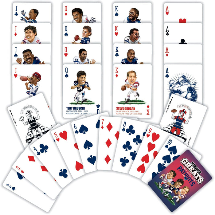 New England Patriots All-Time Greats Playing Cards - 54 Card Deck - for just $9.99! 