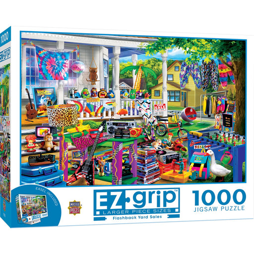 EZ Grip - Flashback Yard Sales 1000 Piece Jigsaw Puzzle - Just $19.99! Shop now at Retro Gaming of Denver