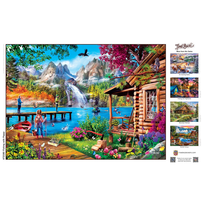 Time Away - Fishing with Pappy 1000 Piece Jigsaw Puzzle - Just $16.99! Shop now at Retro Gaming of Denver