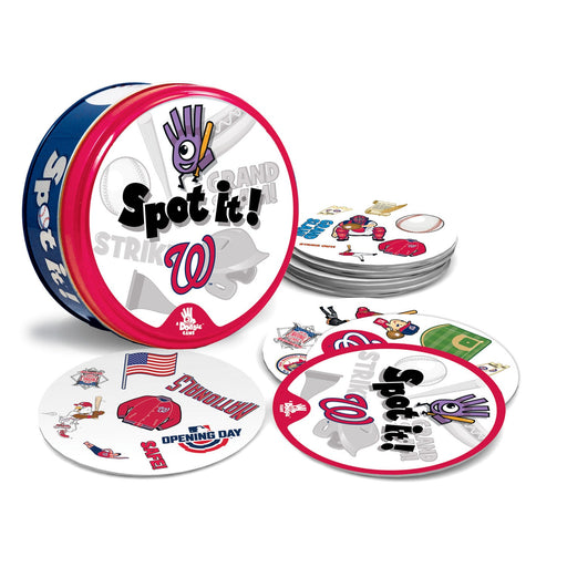 Washington Nationals Spot It! Card Game - Premium Card Games - Just $10.39! Shop now at Retro Gaming of Denver