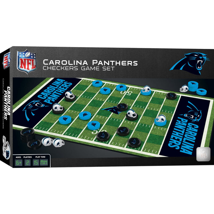 Carolina Panthers Checkers Board Game - Just $19.99! Shop now at Retro Gaming of Denver