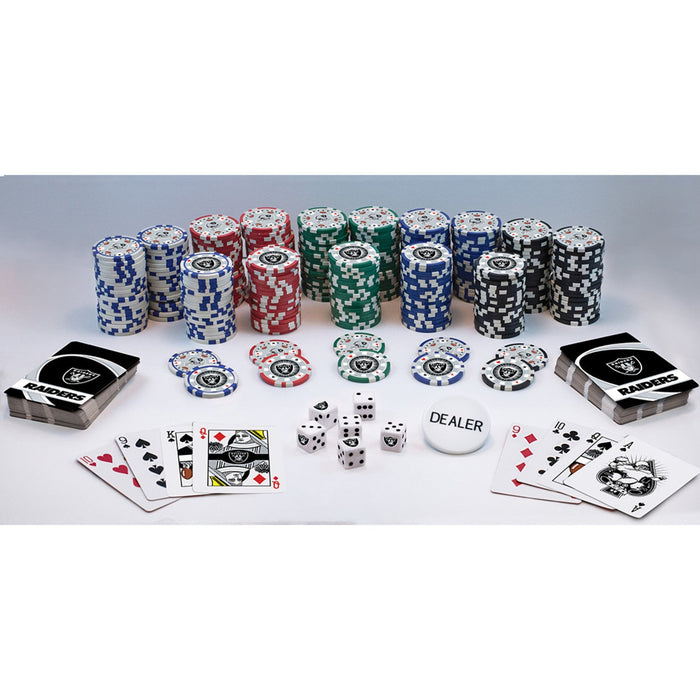 Las Vegas Raiders 300 Piece Poker Set - Just $124.99! Shop now at Retro Gaming of Denver