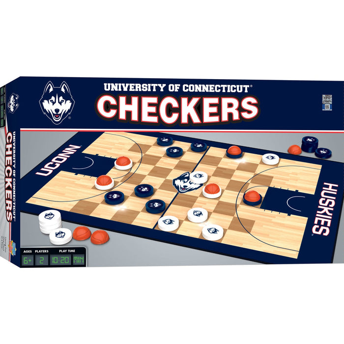 UCONN Huskies Checkers - Just $19.99! Shop now at Retro Gaming of Denver