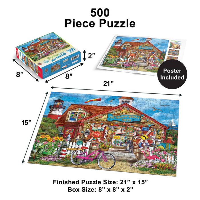Greetings From New England - 500 Piece Jigsaw Puzzle - for just $14.99! 