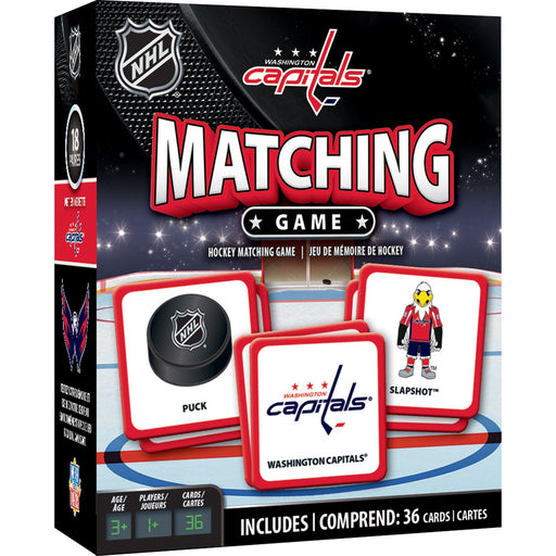 Washington Capitals Matching Game - Premium Card Games - Just $7.79! Shop now at Retro Gaming of Denver