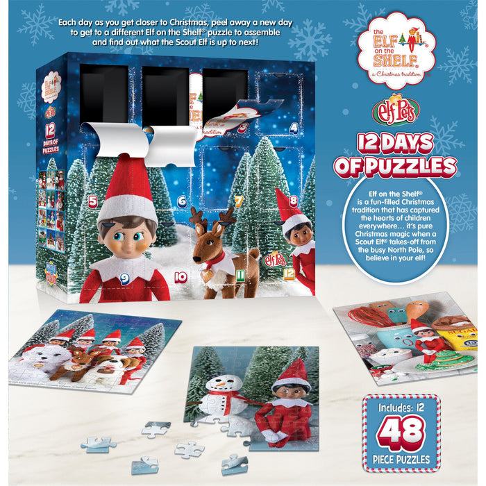 12 Days of Elf on the Shelf Jigsaw Puzzles - Advent Calendar - Just $24.99! Shop now at Retro Gaming of Denver