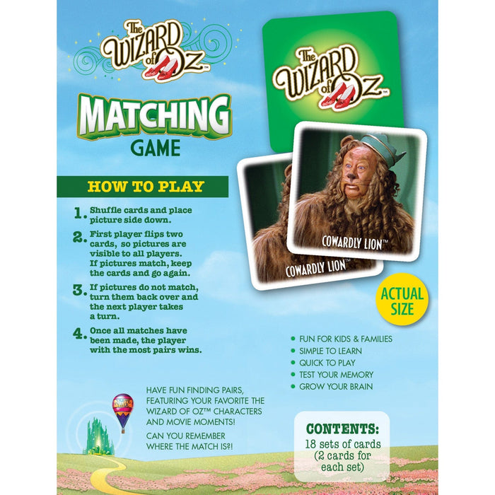Wizard of Oz Matching Game - for just $9.99! 