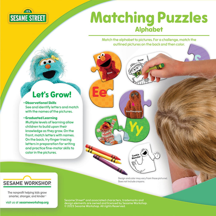 Sesame Street - Alphabet Matching Jigsaw Puzzles - Premium Educational - Just $12.99! Shop now at Retro Gaming of Denver