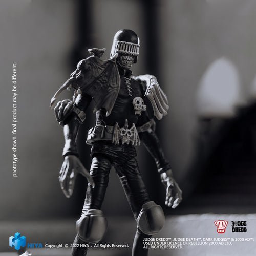 Judge Dredd Black And White Judge Death PX 1/18 Mini Action Figure - for just $20.99! 