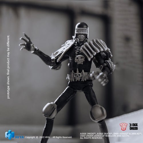 Judge Dredd Black And White Judge Death PX 1/18 Mini Action Figure - for just $20.99! 