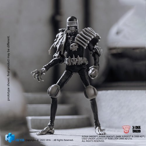 Judge Dredd Black And White Judge Death PX 1/18 Mini Action Figure - for just $20.99! 