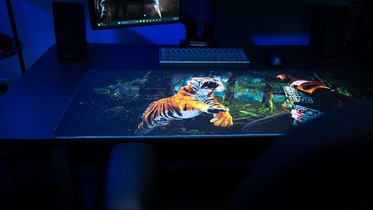 "Jungle Ambush" — Rust Deskmat - for just $49.95! 