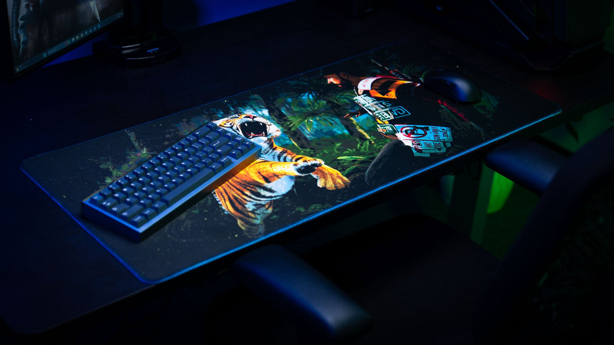 "Jungle Ambush" — Rust Deskmat - for just $49.95! 