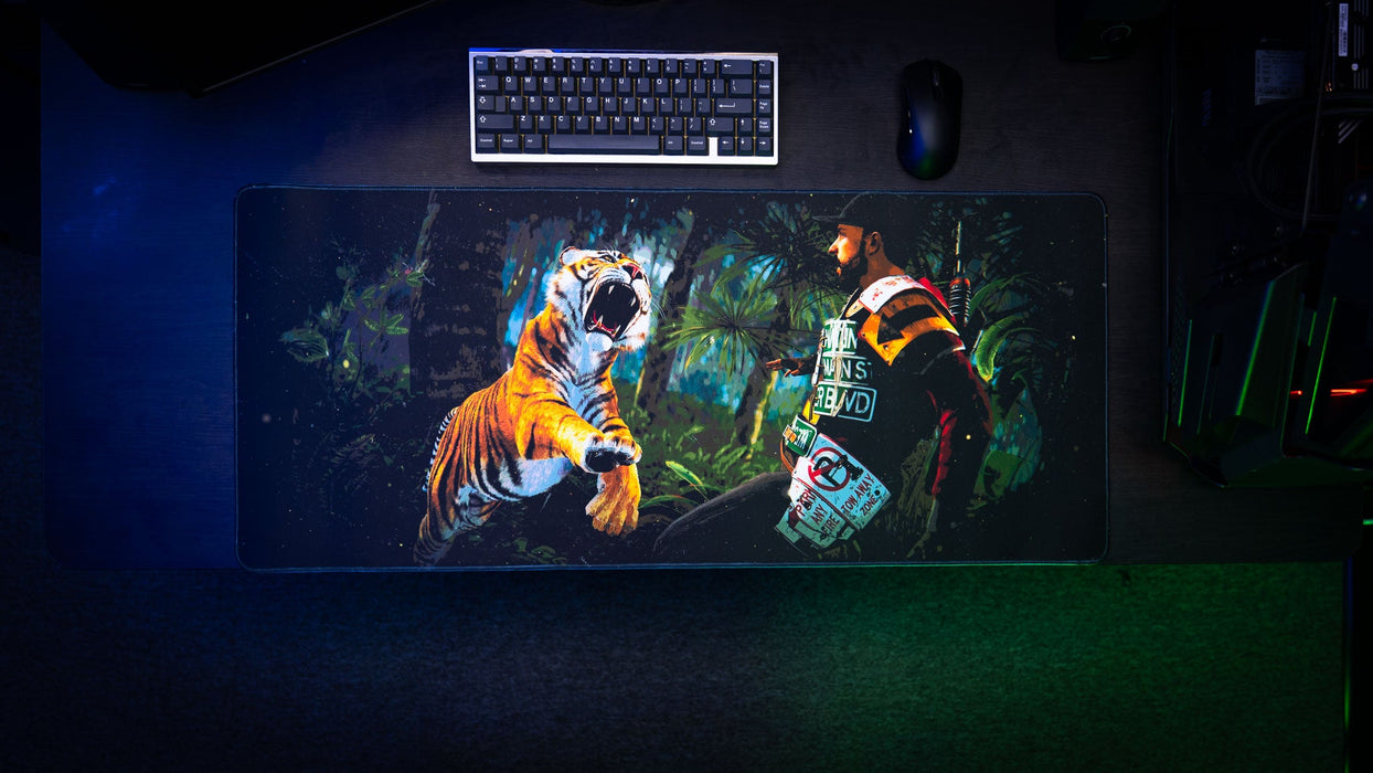 "Jungle Ambush" — Rust Deskmat - for just $49.95! 