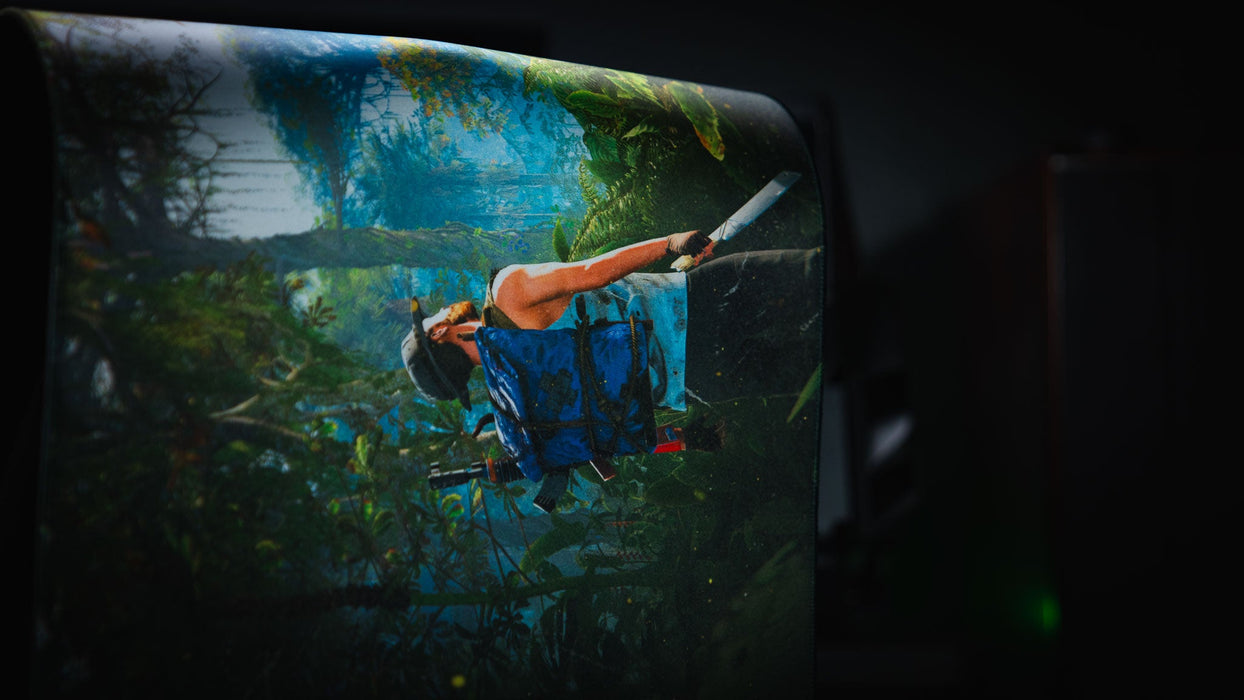 "Jungle Exploration" — Rust Deskmat - for just $49.95! 