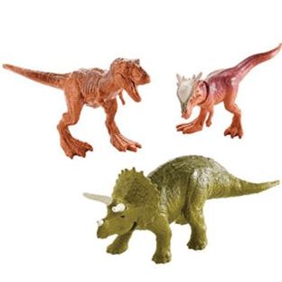 Jurassic World: Fallen Kingdom Dino-Mites 3-Pack Mini-Figure - Triceratops", " T-Re - for just $23.67! 