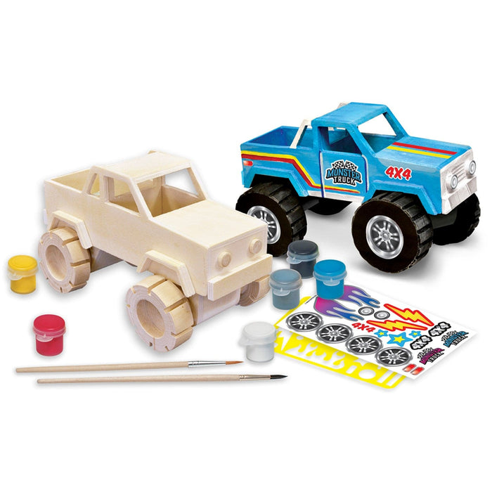 Monster Truck Wood Craft & Paint Kit - for just $19.99! 