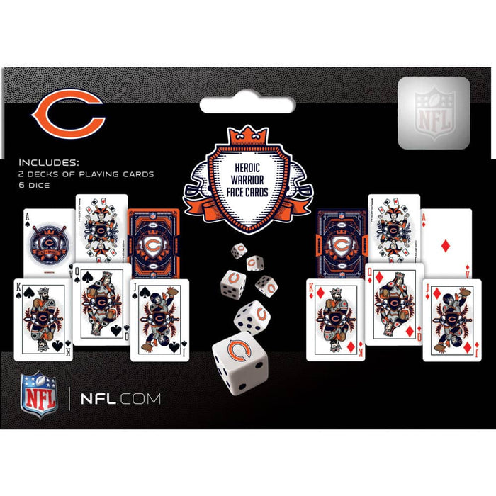 Chicago Bears - 2-Pack Playing Cards & Dice Set - for just $19.99! 