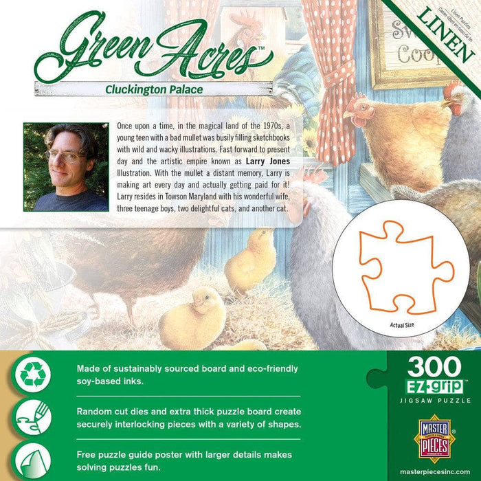 Green Acres - Cluckington Palace 300 Piece EZ Grip Jigsaw Puzzle - for just $14.99! 