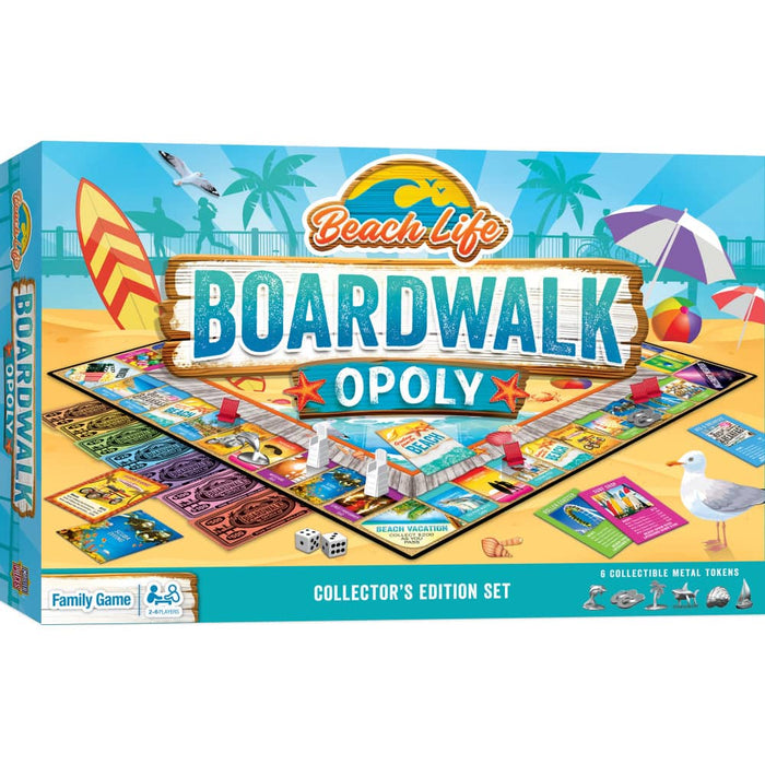 Beach Life - Boardwalk Opoly Board Game - for just $29.99! 