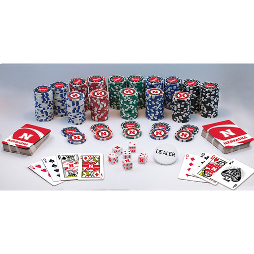Nebraska Cornhuskers 300 Piece Poker Set - Premium Poker Chips & Sets - Just $124.99! Shop now at Retro Gaming of Denver