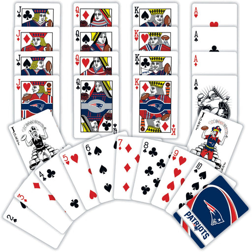 New England Patriots Playing Cards - 54 Card Deck - Just $6.99! Shop now at Retro Gaming of Denver