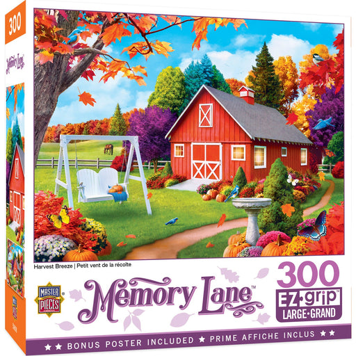 Memory Lane - Harvest Breeze 300 Piece EZ Grip Jigsaw Puzzle - Just $14.99! Shop now at Retro Gaming of Denver