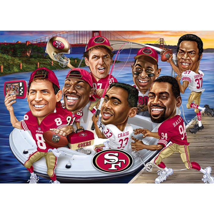 San Francisco 49ers - All Time Greats 500 Piece Jigsaw Puzzle - Just $19.99! Shop now at Retro Gaming of Denver