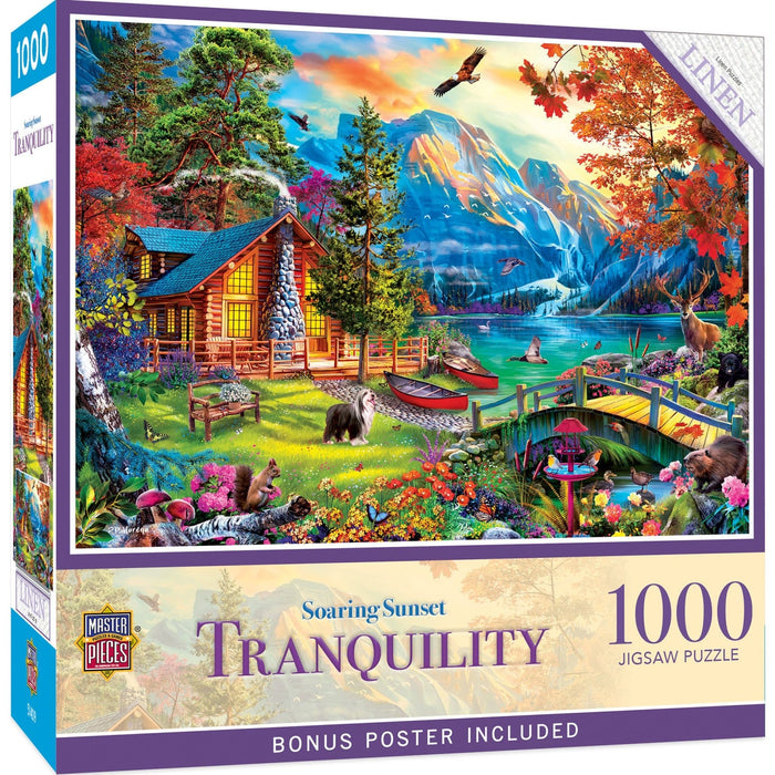 Tranquility - Soaring Sunset 1000 Piece Jigsaw Puzzle - for just $16.99! 