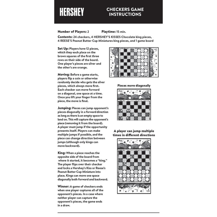 Hershey's Kisses vs Reese's Checkers Board Game - Just $19.99! Shop now at Retro Gaming of Denver