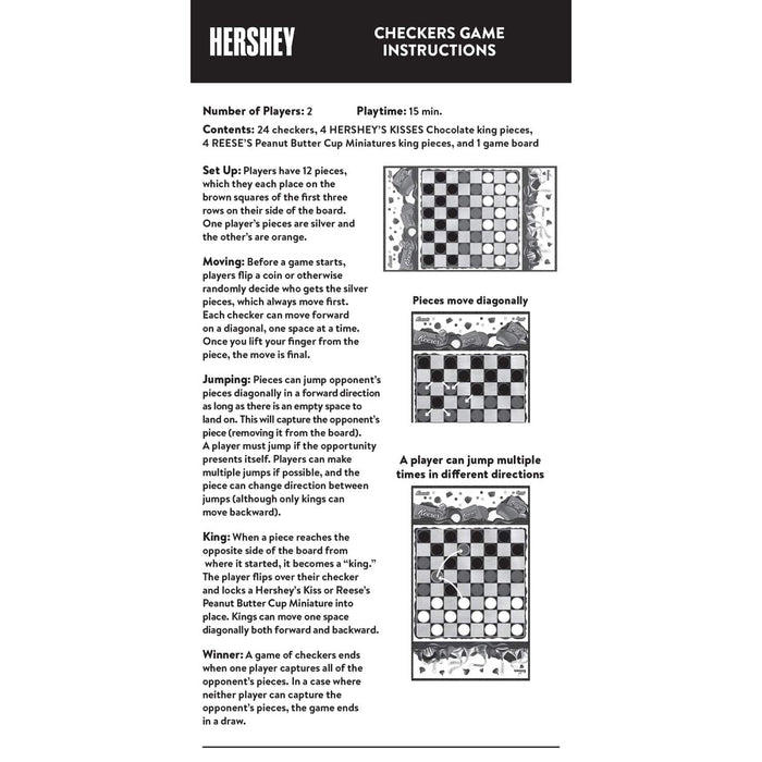 Hershey's Kisses vs Reese's Checkers Board Game - for just $19.99! 