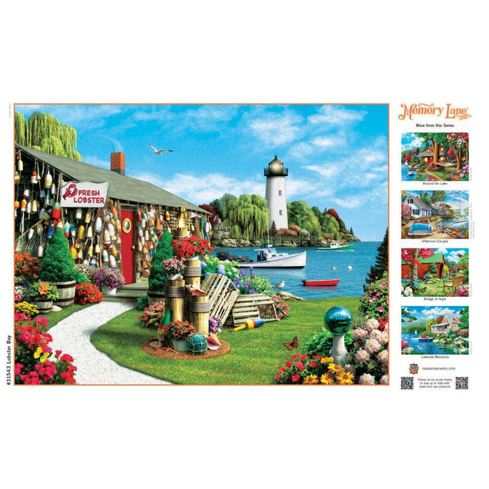 Memory Lane - Lobster Bay 300 Piece EZ Grip Jigsaw Puzzle - for just $14.99! 