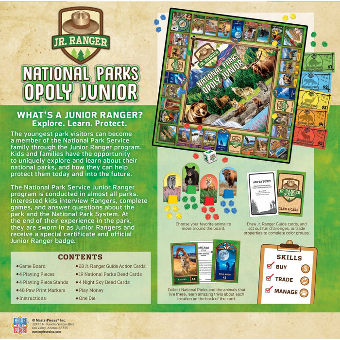 Jr. Ranger - National Parks Opoly Junior Board Game - for just $24.99! 