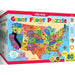 Explorer - USA Map 80 Piece Floor Jigsaw Puzzle - for just $19.99! 