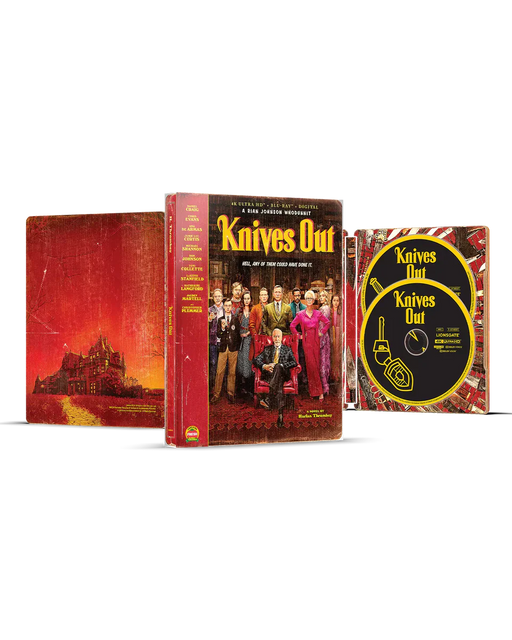 Knives Out - Limited Edition Steelbook (4K Ultra HD + Blu-ray + Digital) - for just $40.99! 