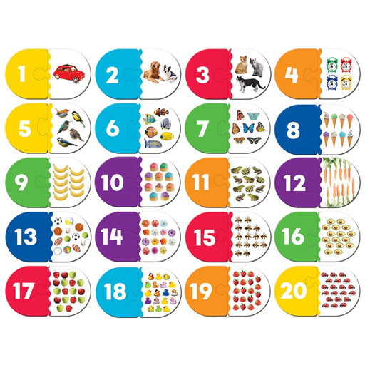 Numbers - Educational Matching Jigsaw Puzzles - for just $12.99! 