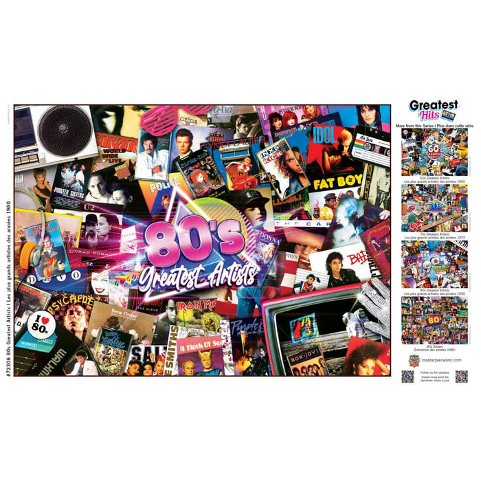 Greatest Hits - 80's Artists 1000 Piece Jigsaw Puzzle - for just $16.99! 