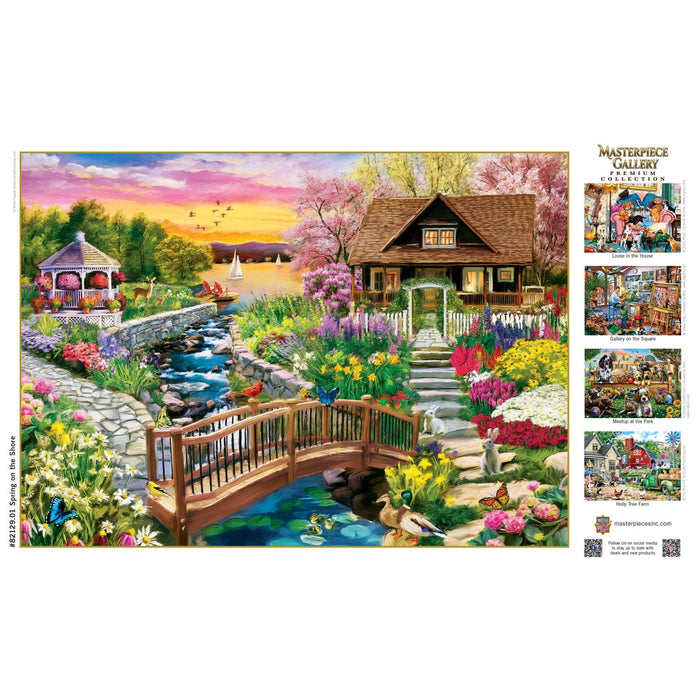 Masterpiece Gallery - Spring on the Shore 1000 Piece Jigsaw Puzzle - for just $9.99! 