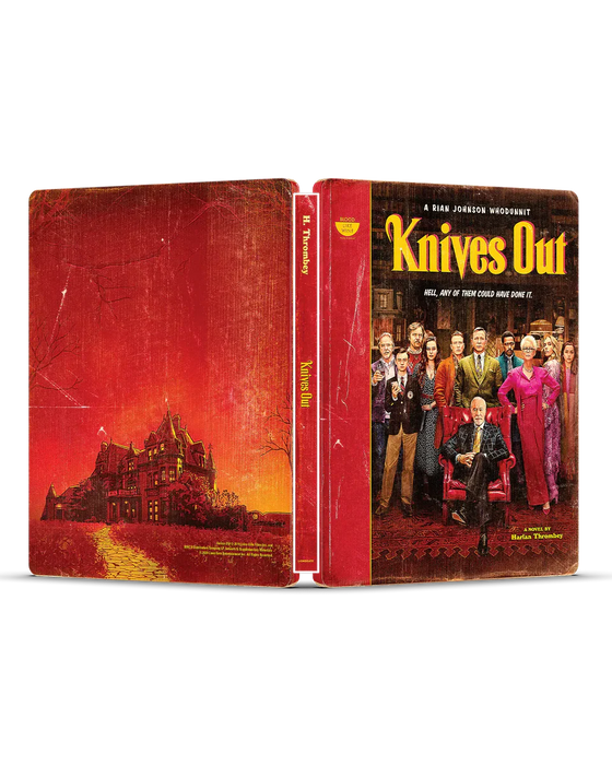 Knives Out - Limited Edition Steelbook (4K Ultra HD + Blu-ray + Digital) - for just $40.99! 